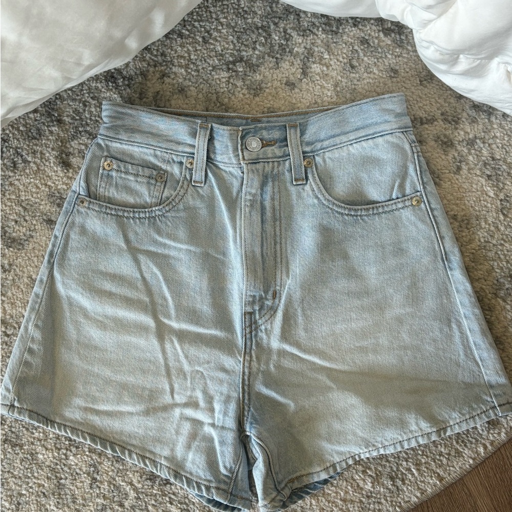 Levi’s light wash shorts
